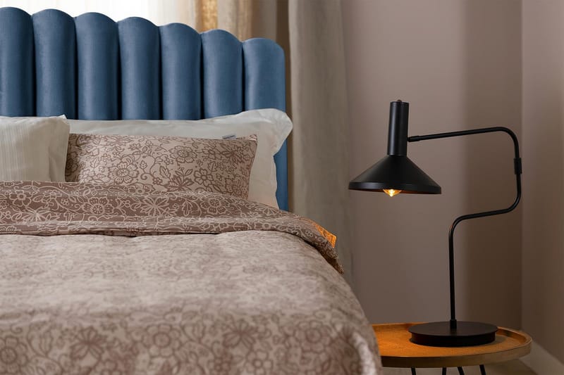 Sängynpääty Zehner 120 cm - Tummansininen/Sametti - Huonekalut - Sänky - Sängyn lisävarusteet & sängynpäädyt - Sängynpääty