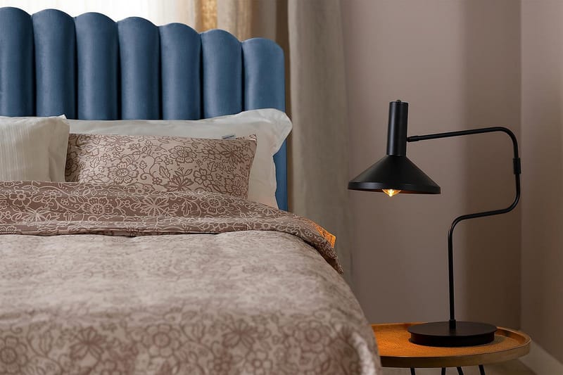 Sängynpääty Zehner 140 cm - Tummansininen/Sametti - Huonekalut - Sänky - Sängyn lisävarusteet & sängynpäädyt - Sängynpääty