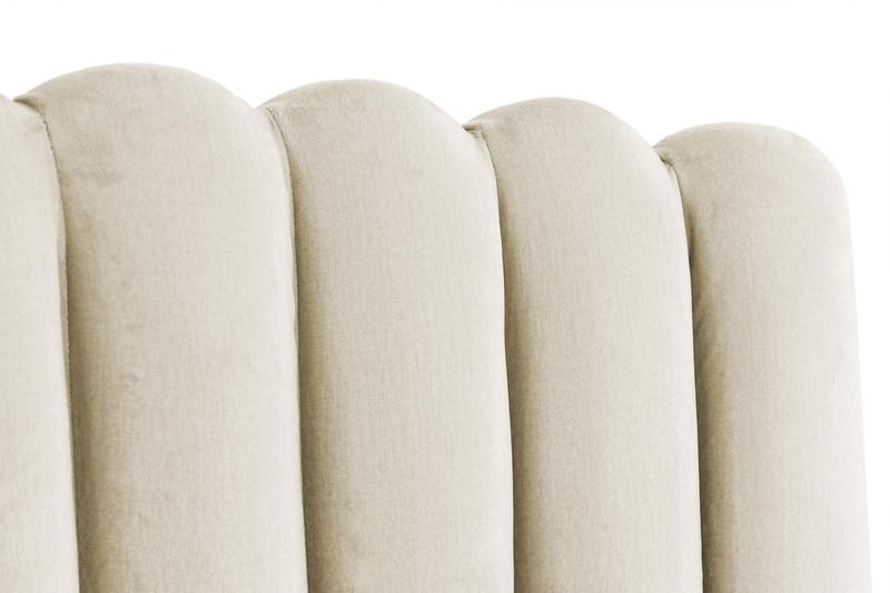 Sängynpääty Zehner 160 cm - Beige/Sametti - Huonekalut - Sänky - Sängyn lisävarusteet & sängynpäädyt - Sängynpääty