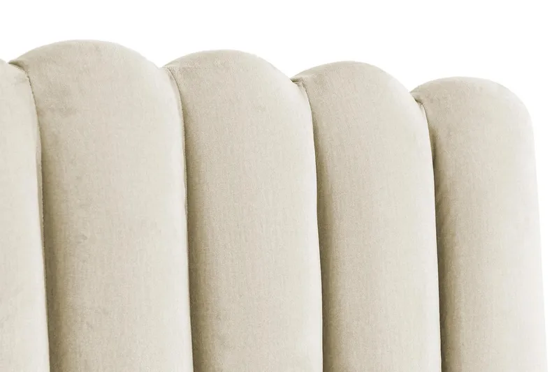 Sängynpääty Zehner 160 cm - Beige/Sametti - Huonekalut - Sänky - Sängyn lisävarusteet & sängynpäädyt - Sängynpääty