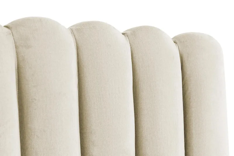 Sängynpääty Zehner 180 cm - Beige/Sametti - Huonekalut - Sänky - Sängyn lis ävarusteet & sängynpäädyt - Sängynpääty