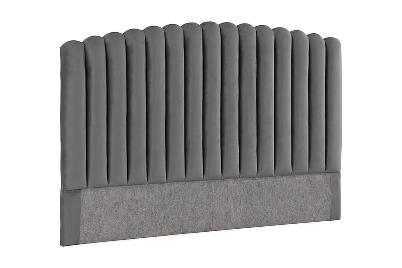 Sängynpääty Zehner 180 cm - Tummanharmaa/Sametti - Huonekalut - Sänky - Sängyn lisävarusteet & sängynpäädyt - Sängynpääty