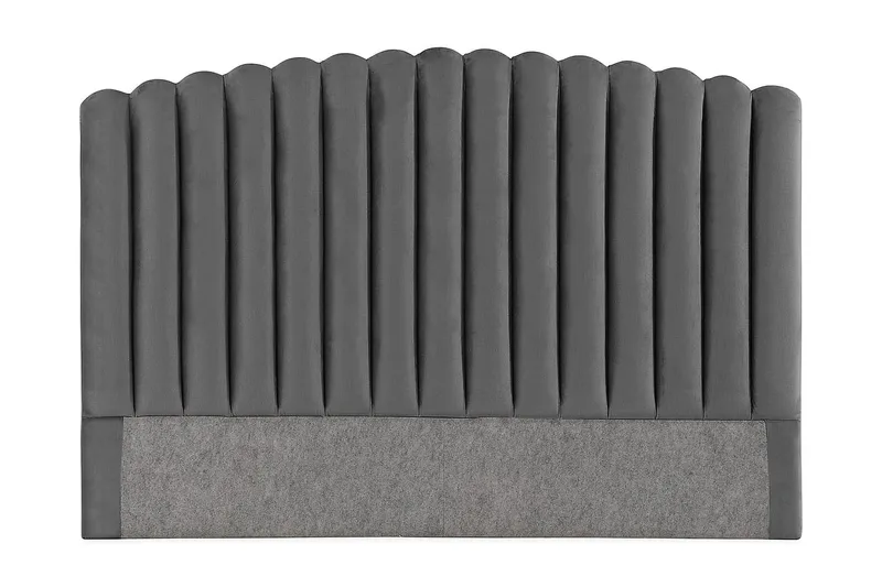 Sängynpääty Zehner 180 cm - Tummanharmaa/Sametti - Huonekalut - Sänky - Sängyn lisävarusteet & sängynpäädyt - Sängynpääty