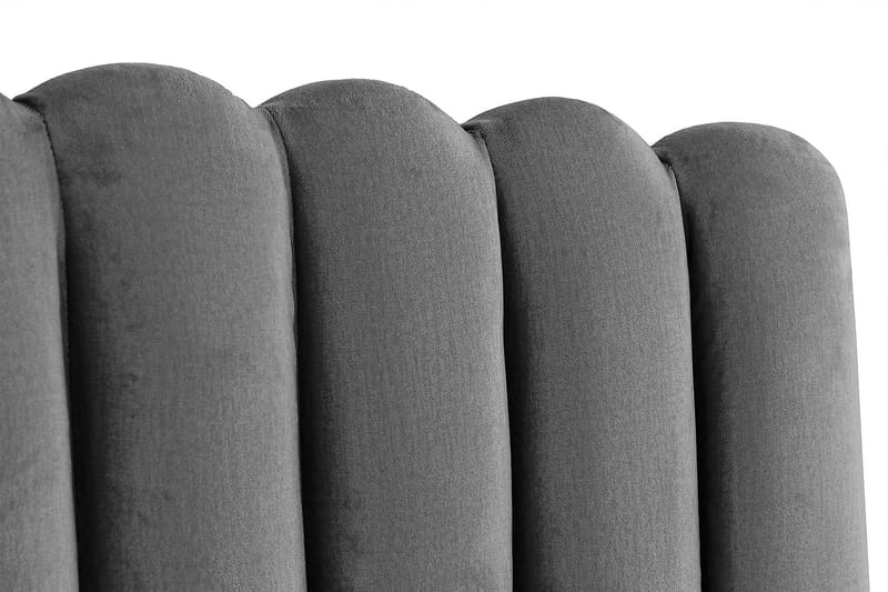 Sängynpääty Zehner 180 cm - Tummanharmaa/Sametti - Huonekalut - Sänky - Sängyn lisävarusteet & sängynpäädyt - Sängynpääty