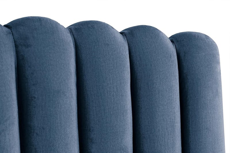 Sängynpääty Zehner 180 cm - Tummansininen/Sametti - Huonekalut - Sänky - Sängyn lisävarusteet & sängynpäädyt - Sängynpääty