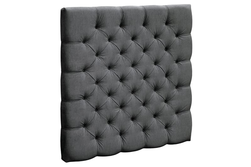 Sängynpääty Paraiso 120 cm Napit - Tummanharmaa - Huonekalut - Sänky - Sängyn lisävarusteet & sängynpäädyt - Sängynpääty
