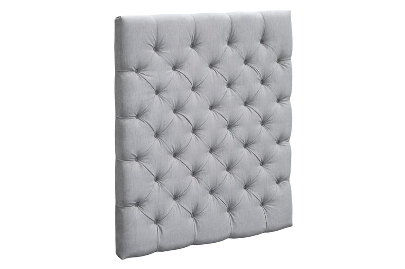 Sängynpääty Paraiso 105 cm Napit - Vaaleanharmaa - Huonekalut - Sänky - Sängyn lisävarusteet & sängynpäädyt - Sängynpääty