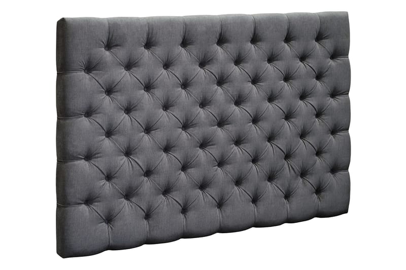 Sängynpääty Paraiso 180 cm Napit - Tummanharmaa - Huonekalut - Sänky - Sängyn lisävarusteet & sängynpäädyt - Sängynpääty