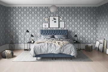 Sängynpääty Paraiso 105 cm Napit - Tummansininen - Huonekalut - Sänky - Sängyn lisävarusteet & sängynpäädyt - Sängynpääty