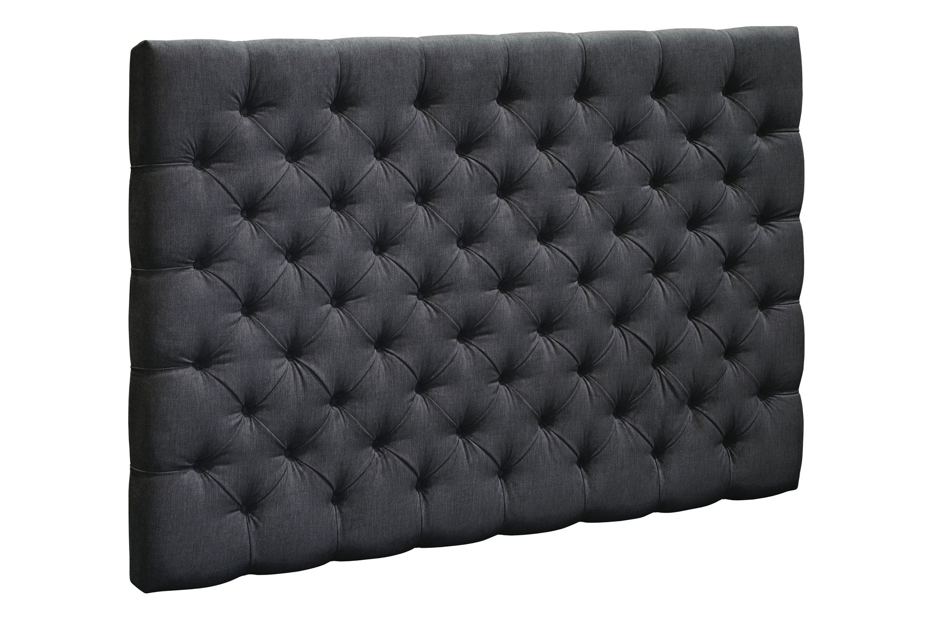 Sängynpääty Paraiso 160 cm Napit - Musta - Huonekalut - Sänky - Sängyn lisävarusteet & sängynpäädyt - Sängynpääty