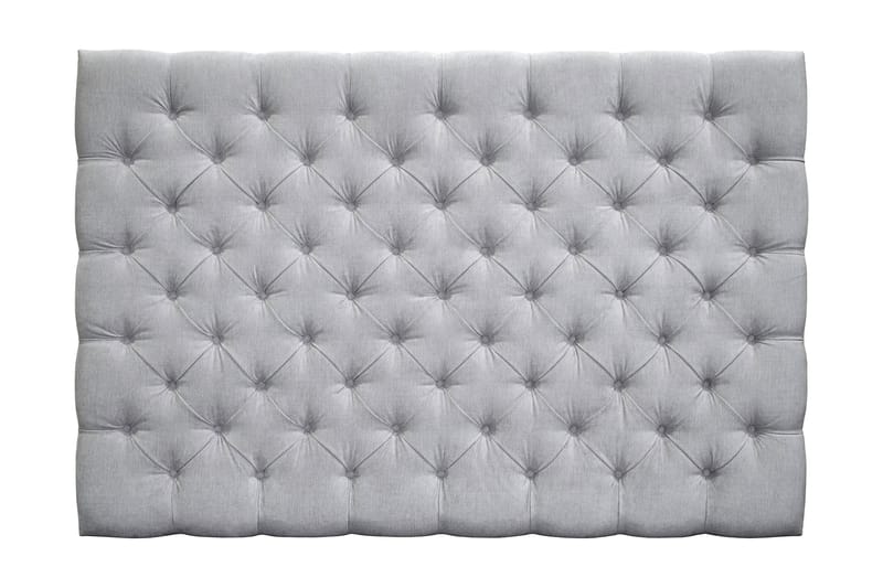 Sängynpääty Paraiso 180 cm Napit - Vaaleanharmaa - Huonekalut - Sänky - Sängyn lisävarusteet & sängynpäädyt - Sängynpääty