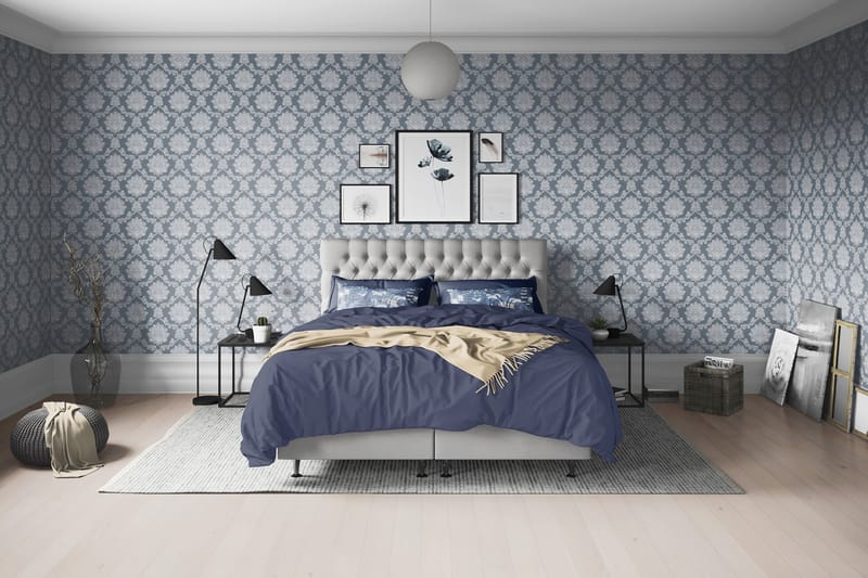 Sängynpääty Paraiso 180 cm Napit - Vaaleanharmaa - Huonekalut - Sänky - Sängyn lisävarusteet & sängynpäädyt - Sängynpääty