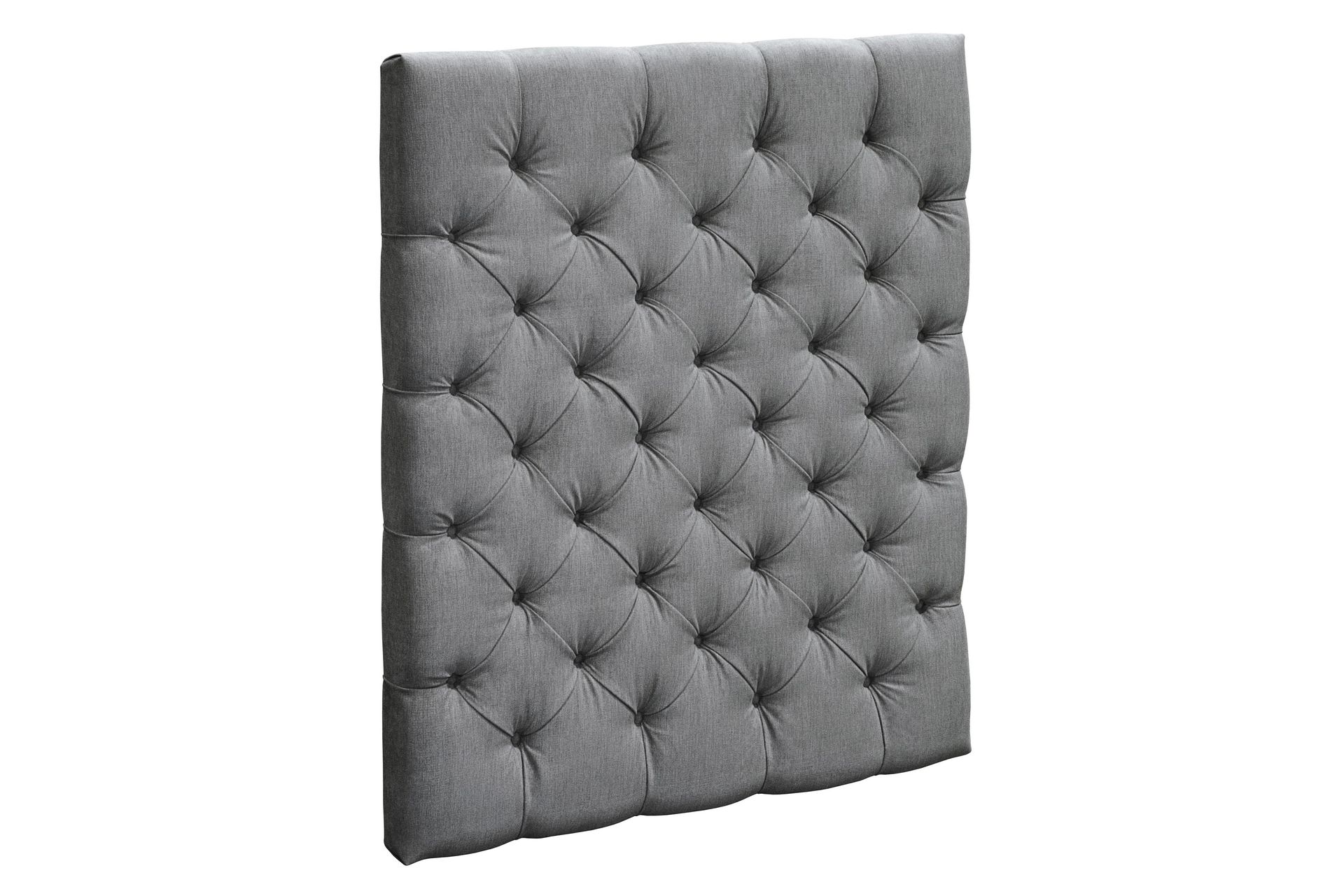 Sängynpääty Paraiso 105 cm Napit - Harmaa - Huonekalut - Sänky - Sängyn lisävarusteet & sängynpäädyt - Sängynpääty