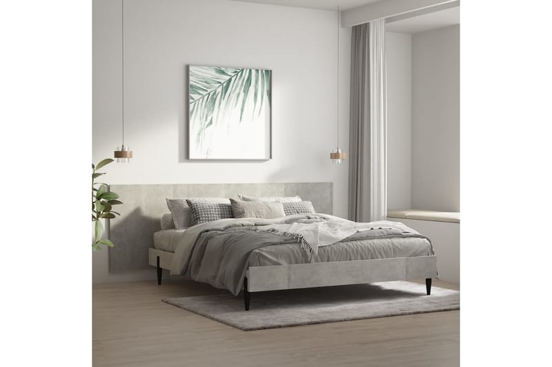Seinäkiinnitettävä Sängynpääty harm. 200x1,5x80 cm tekninen - Harmaa - Huonekalut - Sänky - Sängyn lisävarusteet & sängynpäädyt - Sängynpääty