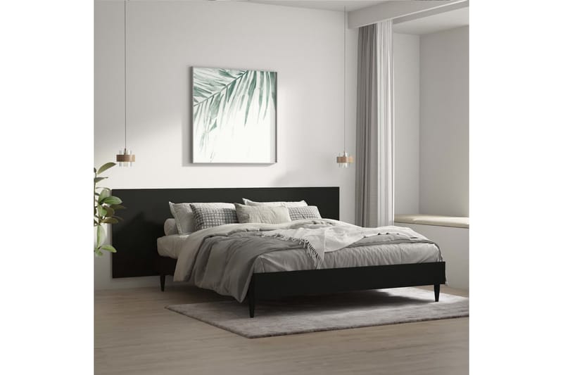 Seinäkiinnitettävä sängynpääty musta 240x1,5x80 cm tekninen - Musta - Huonekalut - Sänky - Sängyn lisävarusteet & sängynpäädyt - Sängynpääty