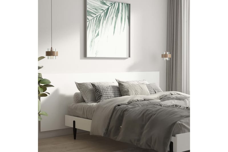 Seinäkiinnitettävä sängynpääty valk. 240x1,5x80 cm tekninen - Valkoinen - Huonekalut - Sänky - Sängyn lisävarusteet & sängynpäädyt - Sängynpääty