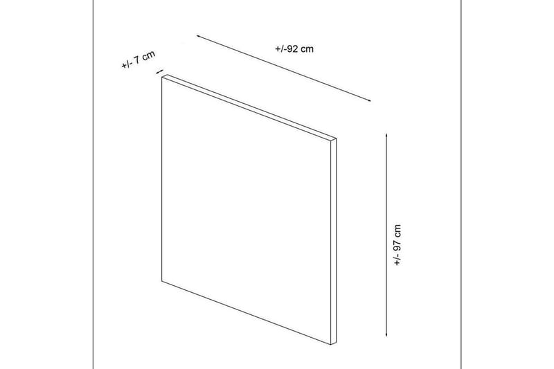 Sängynpääty Sudamal beige - 92 x 7 x 97 cm - Huonekalut - Sänky - Sängyn lisävarusteet & sängynpäädyt - Sängynpääty