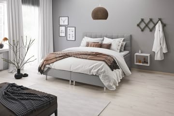 Sängynpääty Suset 140 cm - Vaaleanharmaa - Huonekalut - Sänky - Sängyn lisävarusteet & sängynpäädyt - Sängynpääty
