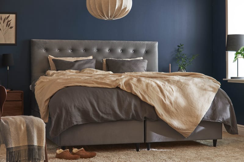 Taston Sängynpääty 181x61 cm - Harmaa - Huonekalut - Sänky - Sängyn lisävarusteet & sängynpäädyt - Sängynpääty