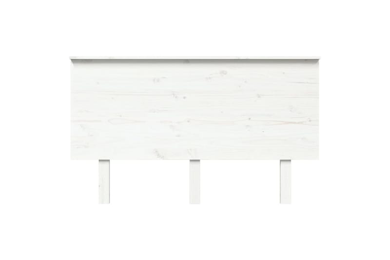 Sängynpääty valkoinen 139x6x82,5 cm täysi mänty - Valkoinen - Huonekalut - Sänky - Sängyn lisävarusteet & sängynpäädyt - Sängynpääty