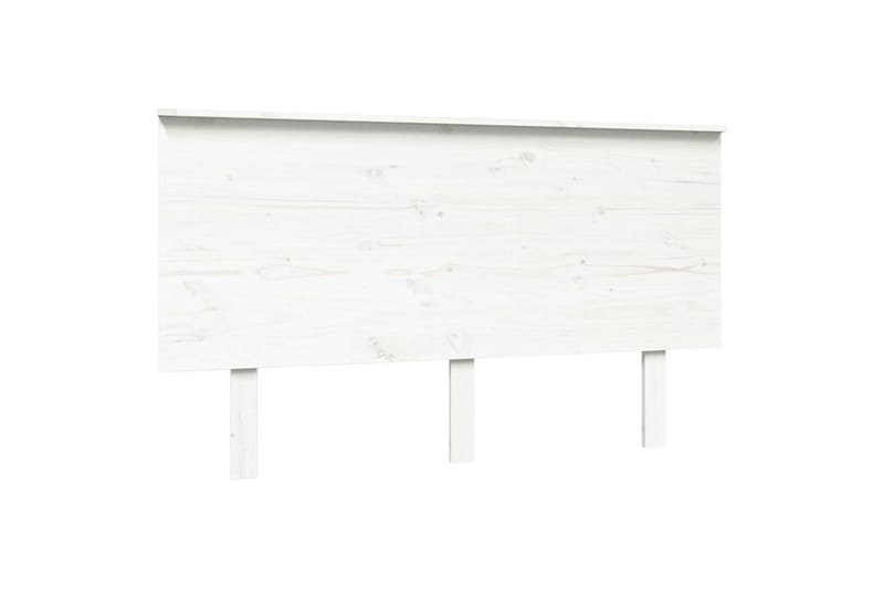 Sängynpääty valkoinen 139x6x82,5 cm täysi mänty - Valkoinen - Huonekalut - Sänky - Sängyn lisävarusteet & sängynpäädyt - Sängynpääty