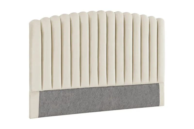 Sängynpääty Zehner 160 cm - Beige/Sametti - Huonekalut - Sänky - Sängyn lisävarusteet & sängynpäädyt - Sängynpääty
