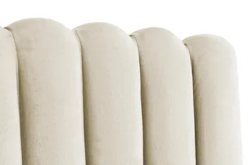 Sängynpääty Zehner 160 cm - Beige/Sametti - Huonekalut - Sänky - Sängyn lisävarusteet & sängynpäädyt - Sängynpääty