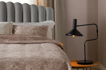 Sängynpääty Zehner 180 cm - Vaaleanharmaa/Sametti - Huonekalut - Sänky - Sängyn lisävarusteet & sängynpäädyt - Sängynpääty