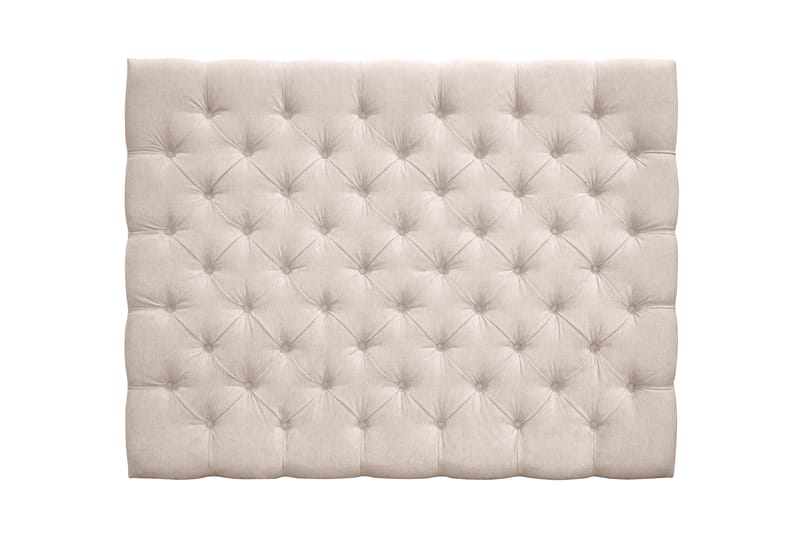 Sängynpääty Paraiso 160 cm Napit - Vaaleanbeige - Huonekalut - Sänky - Sängyn lisävarusteet & sängynpäädyt - Sängynpääty