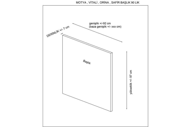 Selora Sängynpääty 162 cm - Ruskea - Huonekalut - Sänky - Sängyn lisävarusteet & sängynpäädyt - Sängynpääty
