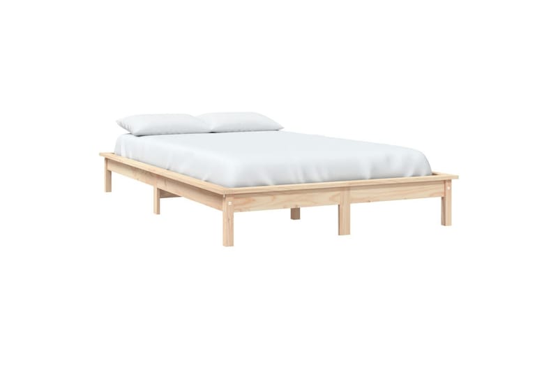 Sängynrunko 150x200 cm t�äysi mänty 5FT King Size - Ruskea - Huonekalut - Sänky - Sänkykehikot & sängynrungot