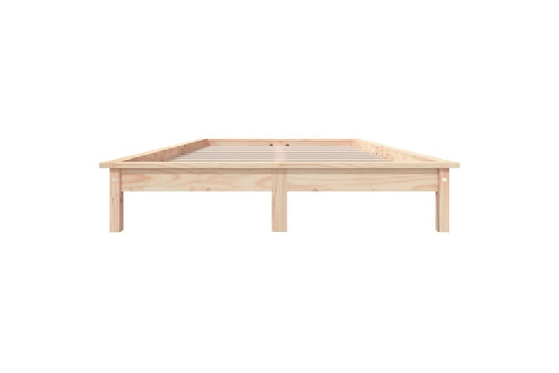 Sängynrunko 150x200 cm täysi mänty 5FT King Size - Ruskea - Huonekalut - Sänky - Sänkykehikot & sängynrungot