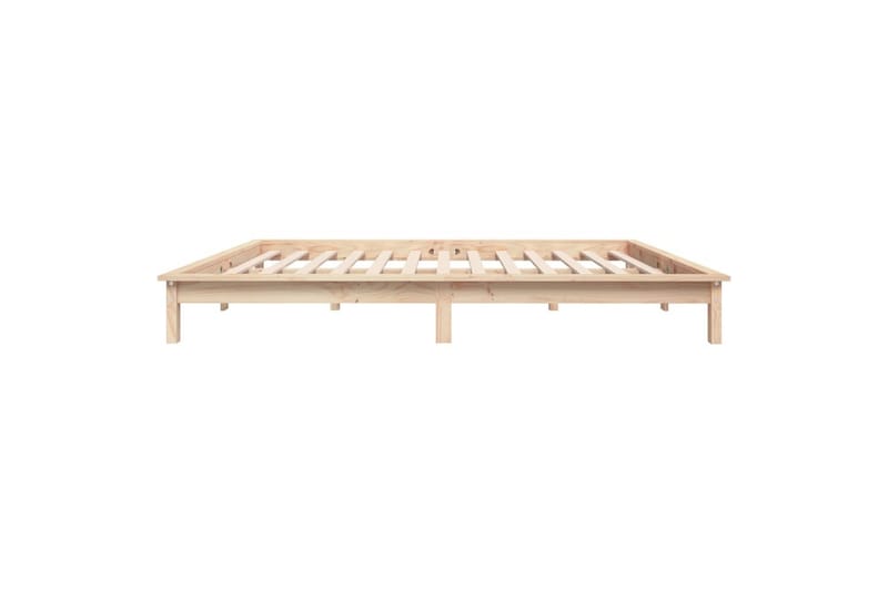 Sängynrunko 150x200 cm täysi mänty 5FT King Size - Ruskea - Huonekalut - Sänky - Sänkykehikot & sängynrungot