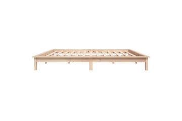 Sängynrunko 180x200 cm 6FT täysi mänty Super King - Ruskea - Huonekalut - Sänky - Sänkykehikot & sängynrungot