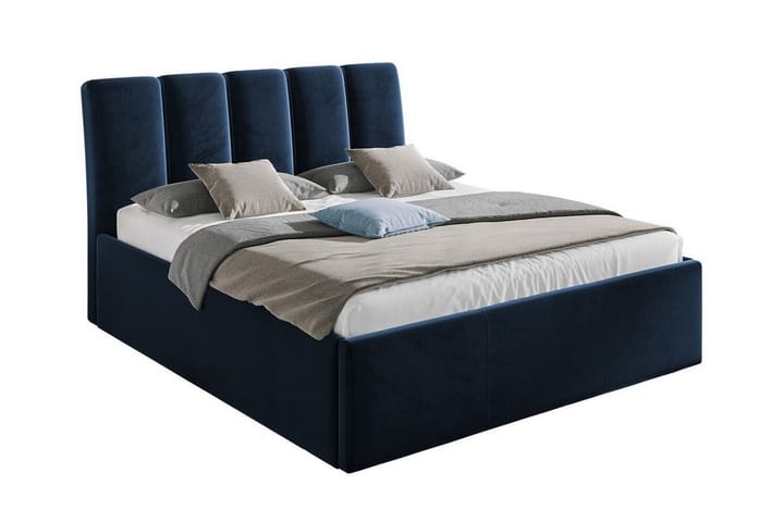 Sängynrunko Aviemore 140x200 cm - Tummansininen - Sänkykehikot & sängynrungot