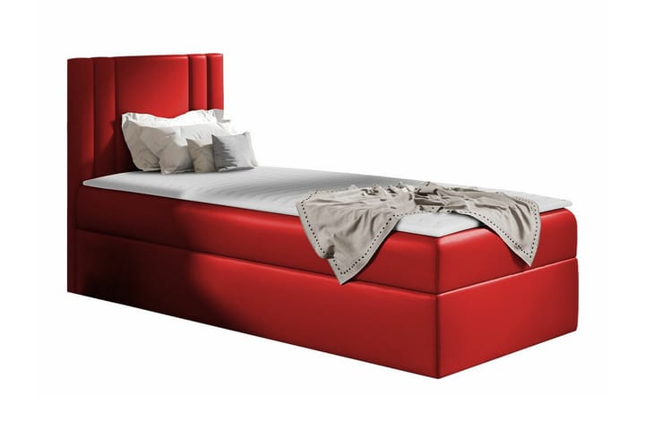 Sängynrunko Betvallen 100x200 cm - Punainen - Sänkykehikot & sängynrungot
