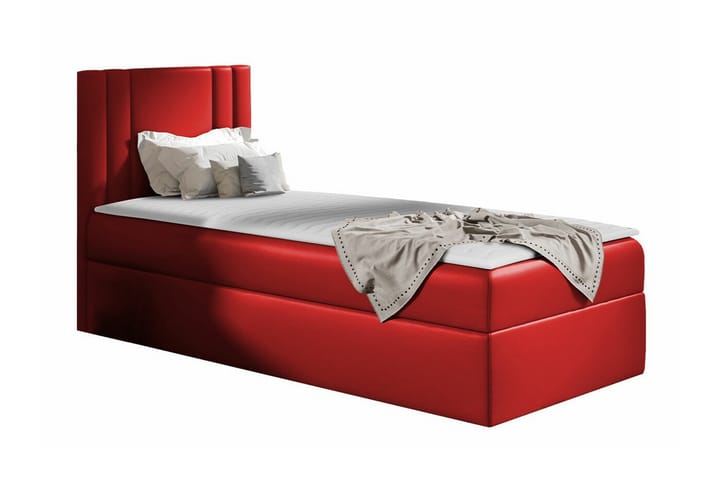 Sängynrunko Betvallen 100x200 cm - Punainen - Sänkykehikot & sängynrungot