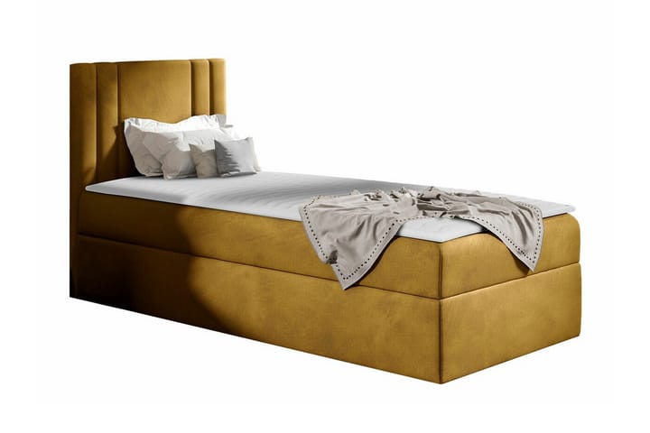 Sängynrunko Betvallen 80x200 cm - Keltainen - Sänkykehikot & sängynrungot