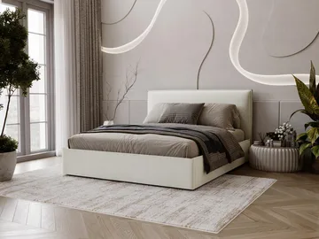 sängynrunko BIANCO Grant 1 160 × 200 cm - beige - Huonekalut - Sänky - Sänkykehikot & sängynrungot