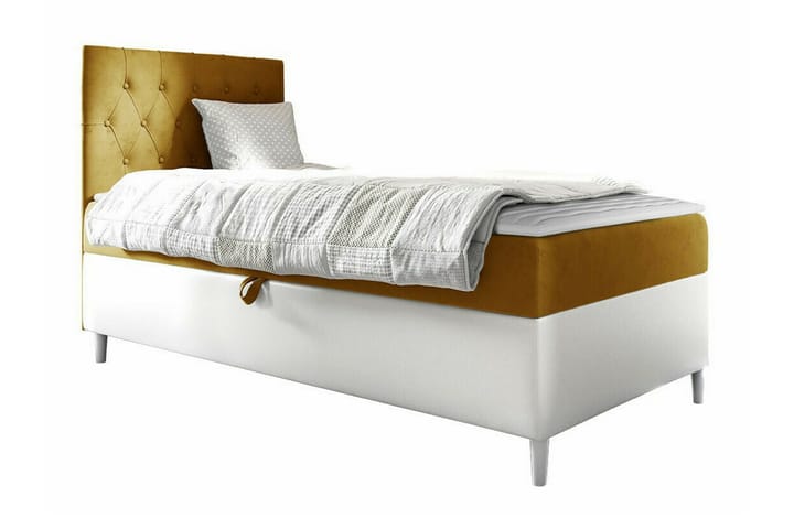 Sängynrunko Boisdale 100x200 cm - Keltainen - Sänkykehikot & sängynrungot
