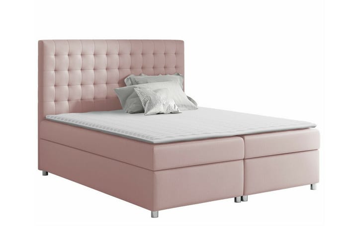 Sängynrunko Boisdale 120x200 cm - Vaaleanpunainen - Sänkykehikot & sängynrungot
