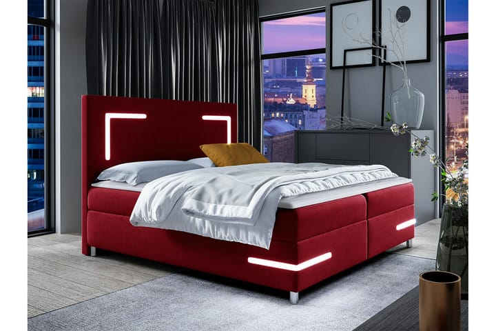 Sängynrunko Boisdale 120x200 cm - Punainen - Sänkykehikot & sängynrungot