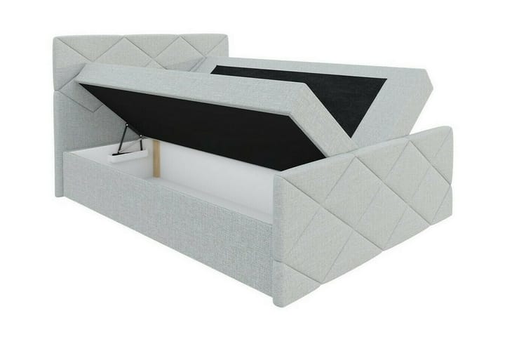Sängynrunko Boisdale 140x200 cm - Valkoinen - Sänkykehikot & sängynrungot