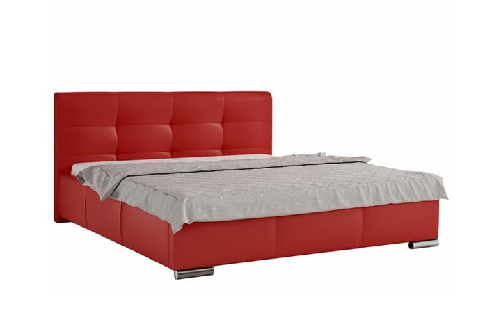 Sängynrunko Boisdale 140x200 cm - Punainen - Sänkykehikot & sängynrungot
