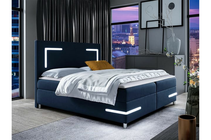 Sängynrunko Boisdale 160x200 cm - Tummansininen - Sänkykehikot & sängynrungot