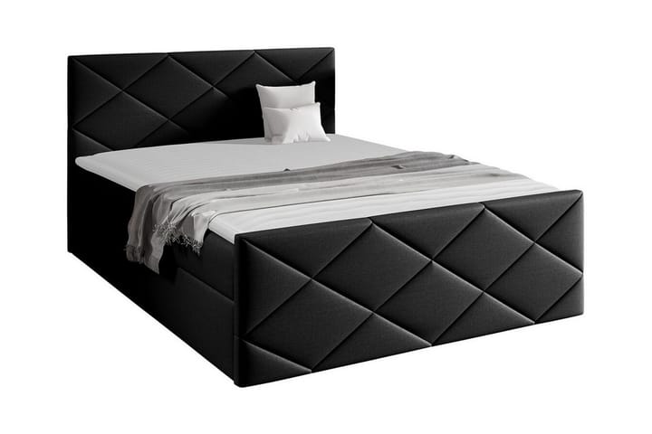 Sängynrunko Boisdale 180x200 cm - Musta - Sänkykehikot & sängynrungot