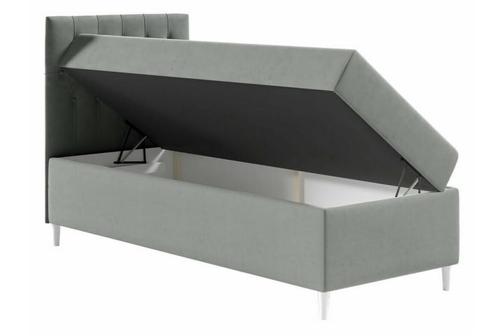 Sängynrunko Boisdale 90x200 cm - Musta/Valkoinen - Sänkykehikot & sängynrungot