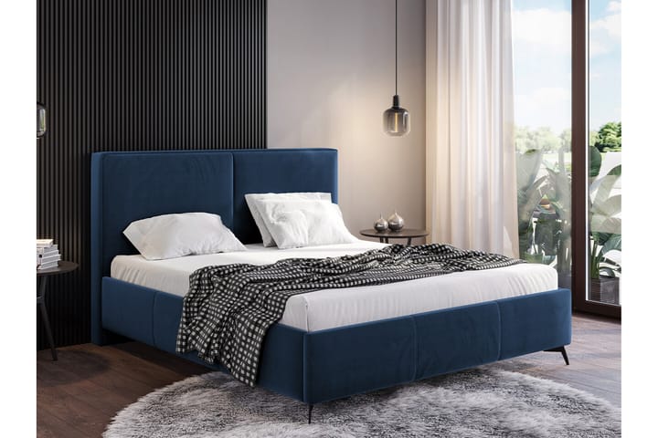 Sängynrunko Derry 140x200 cm - Sininen - Sänkykehikot & sängynrungot