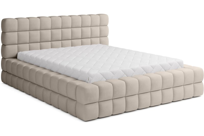 Sängynrunko Dizzle 140x200 cm - Beige - Huonekalut - Sänky - Sänkykehikot & sängynrungot