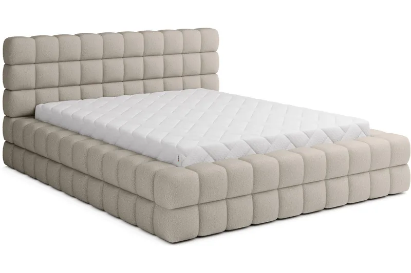 Sängynrunko Dizzle 140x200 cm - Beige - Huonekalut - Sänky - Sänkykehikot & sängynrungot